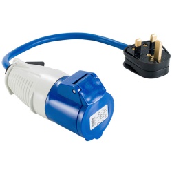 Defender 13 Amp Fly Lead To 16 Amp 240 Volt Socket Converter