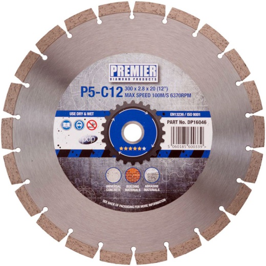 Premier Diamond Blade For Concrete - P5-C12