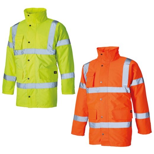 Dickies Hi-Vis Motorway Jacket (Assorted Colours & Sizes)