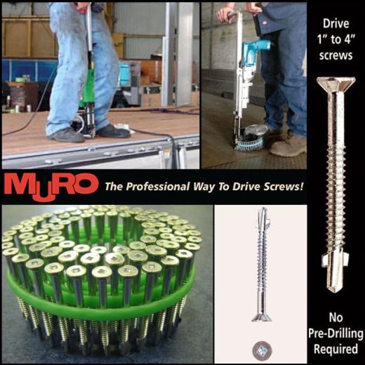 Image of Muro Super Wing Self Drilling Screws - RSM562BFL M5 x 62mm