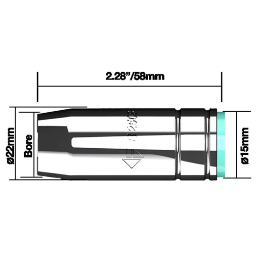 Picture of Parweld BZL Conical Nozzle Everyday 15mm (19/32″)